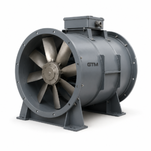 GTM AXD Series Duct Mounted Axial Fan 3 Phase 50Hz